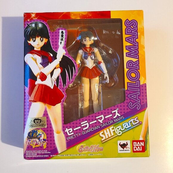 Manga Other - Bandai S.H.Figuarts Pretty Guardian Sailor Moon Figure - Sailor Mars - Japanese